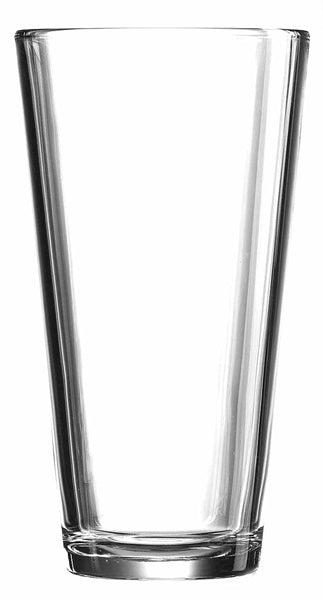 ~ Mixing Glass 16oz clear - Bulk Packaging/ Pallet
