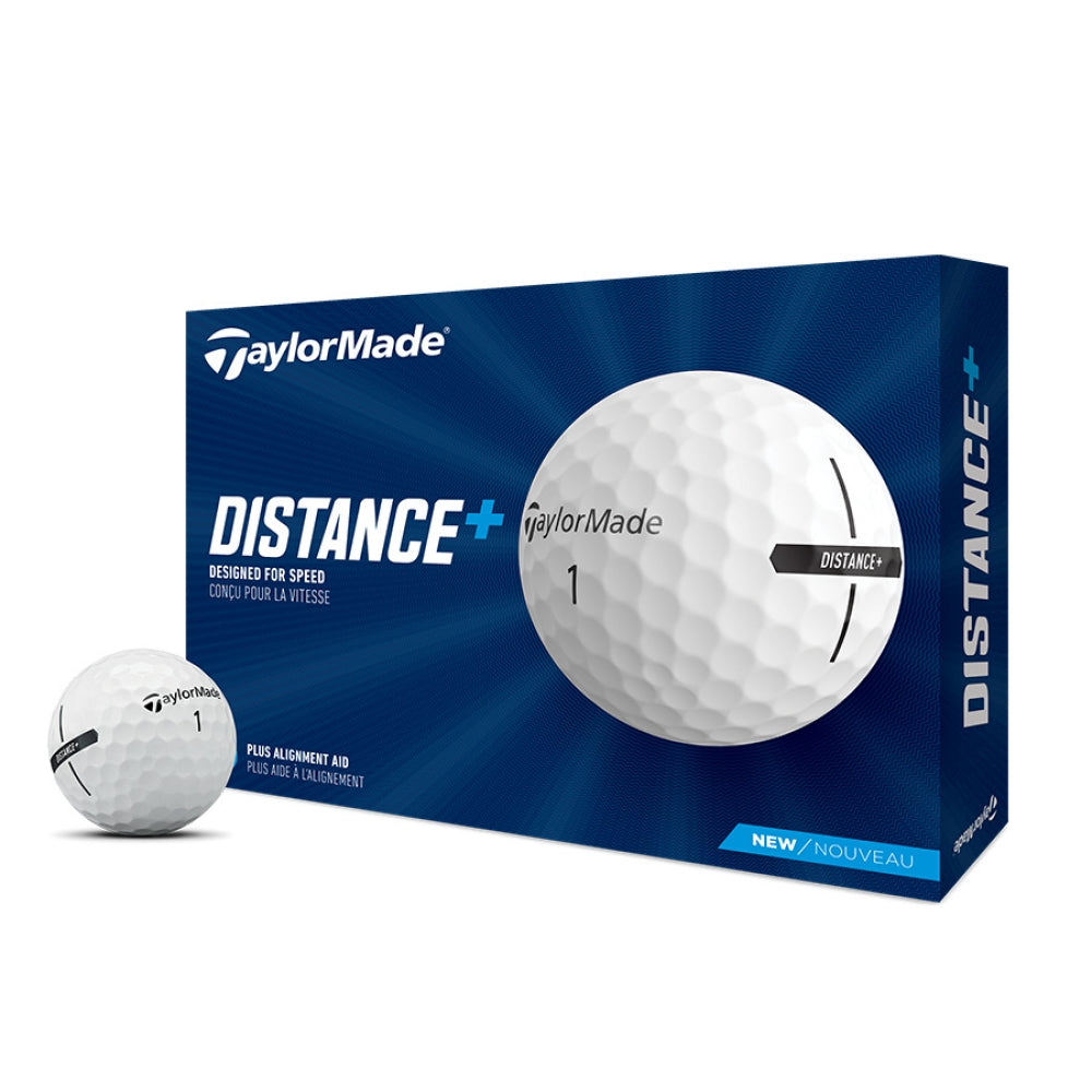 TaylorMade® Distance+ Golf Balls (1 Dozen)