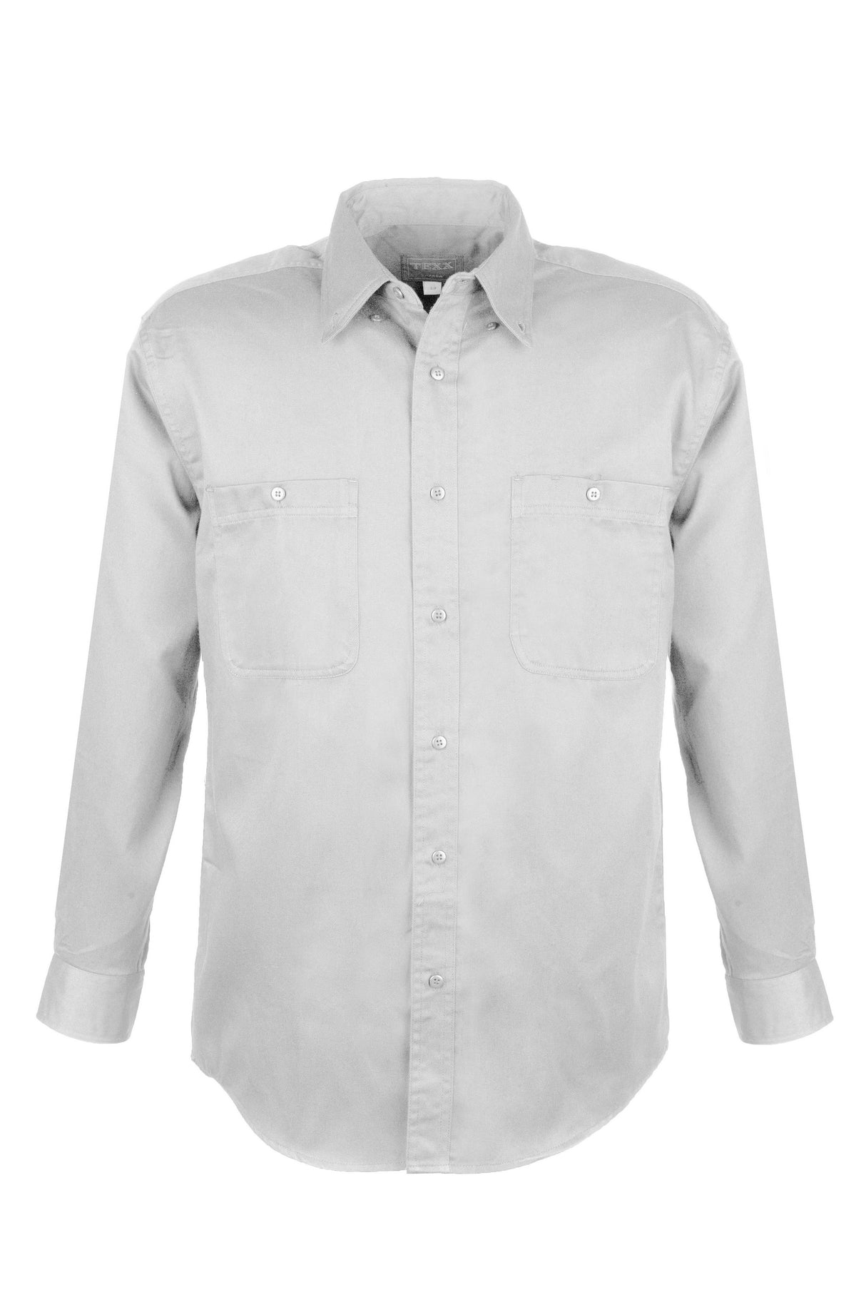 Men's Cotton Blend Twill Long Sleeve Shirt Tall (WHITE) (LT-3XLT)