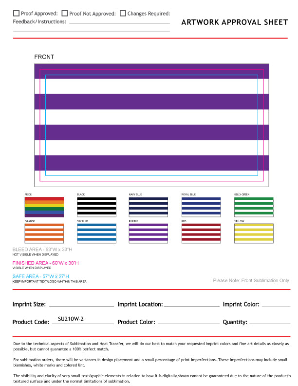 Cabana Stripe Sublimated, Absorbent Microfiber Dri-Lite Terry Beach, Shower Towel, 30x60