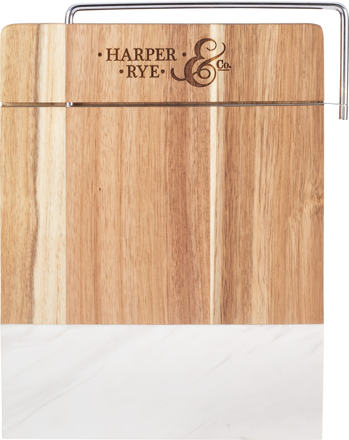 Marble and Acacia Wood Cheese Cutting Board