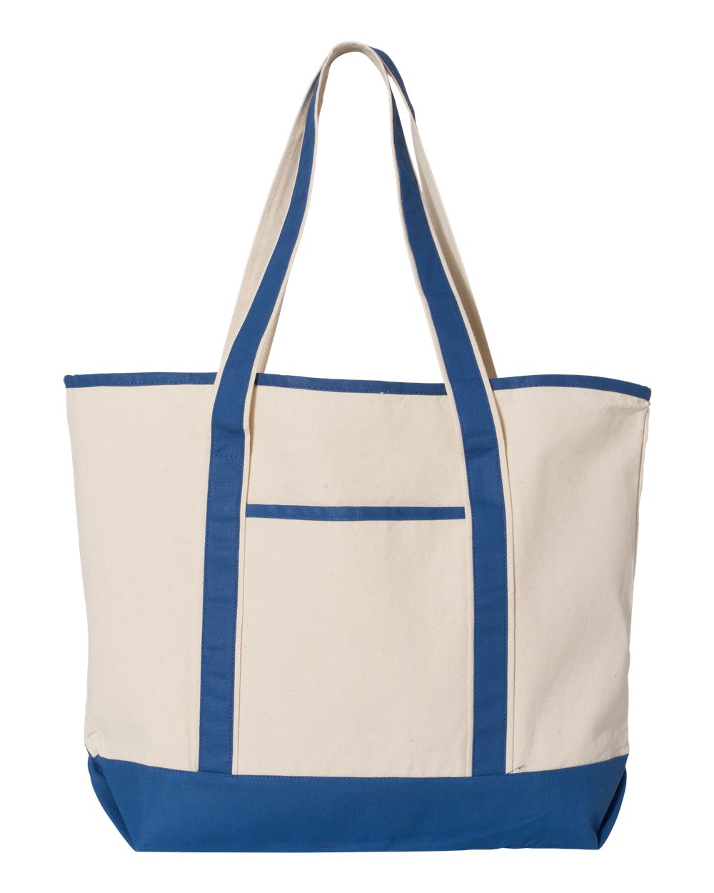 Q-Tees 34.6L Large Canvas Deluxe Tote Bag