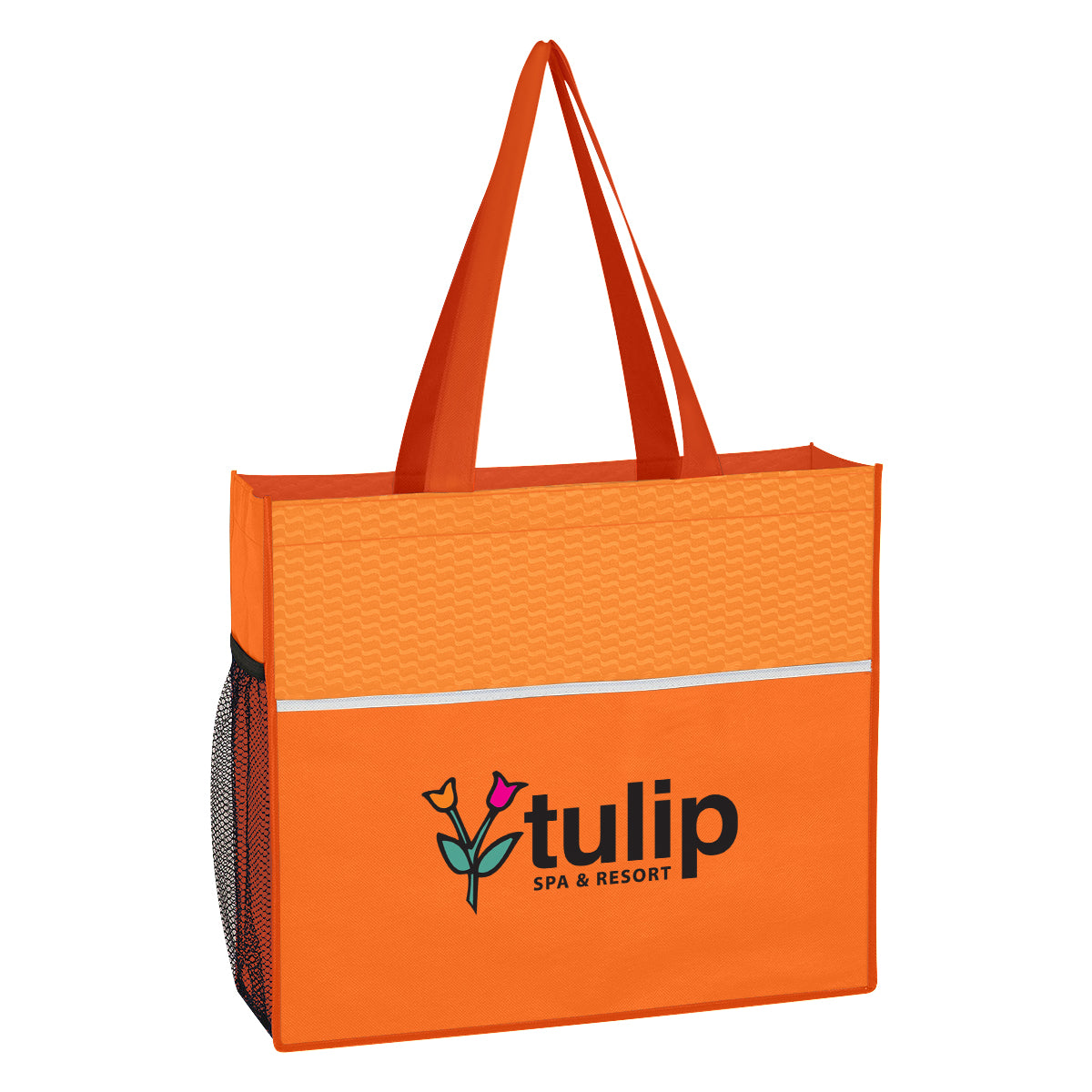 Non-woven Wave Design Tote Bag