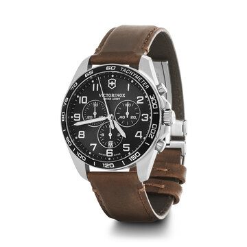 FieldForce Classic Chronograph Watch w/Black Dial