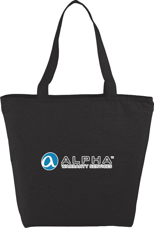 Maine 8oz Cotton Canvas Zippered Tote