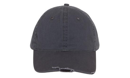 Washed Chino Twill Cap w/Distressed Peak