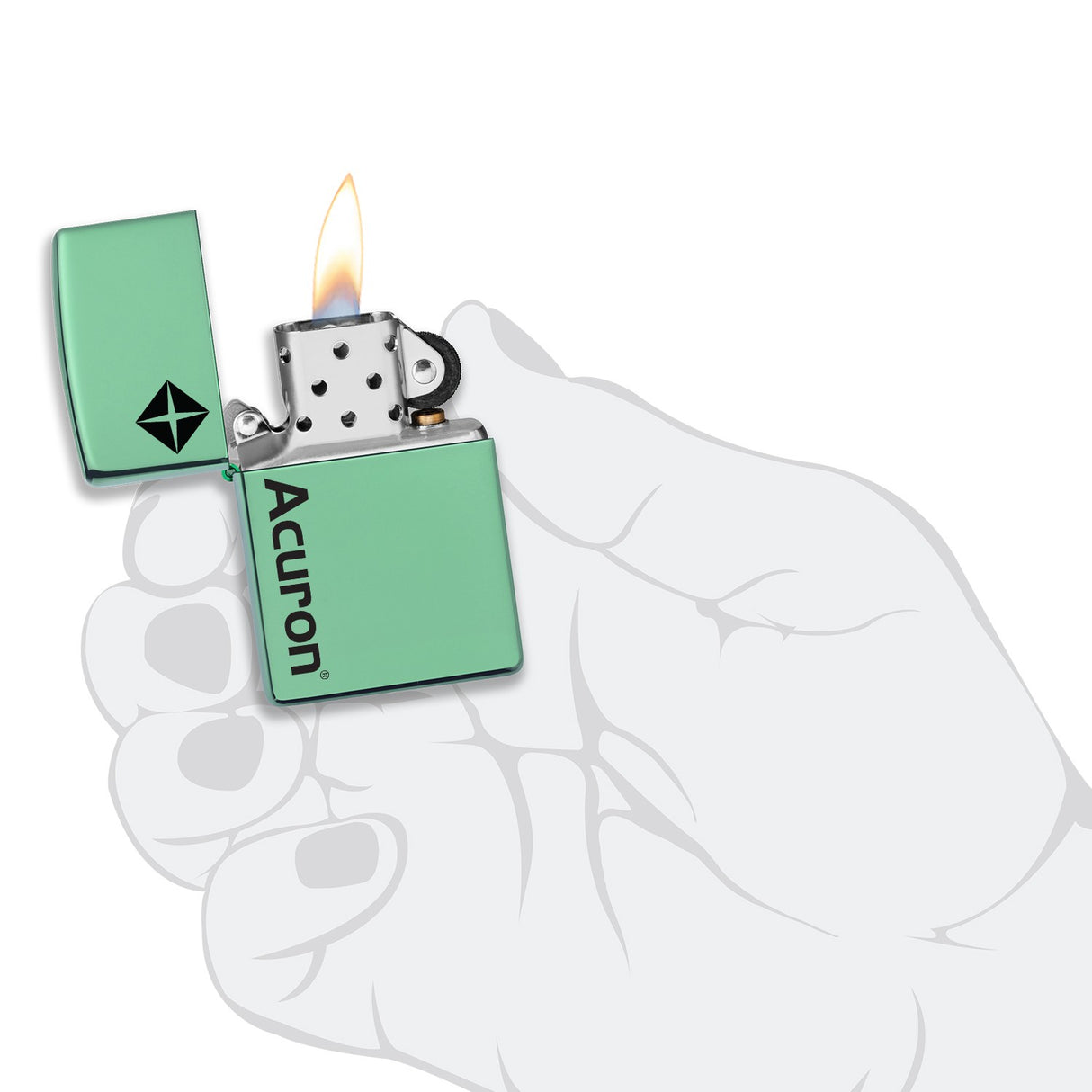 High Polish Green Zippo® Windproof Lighter