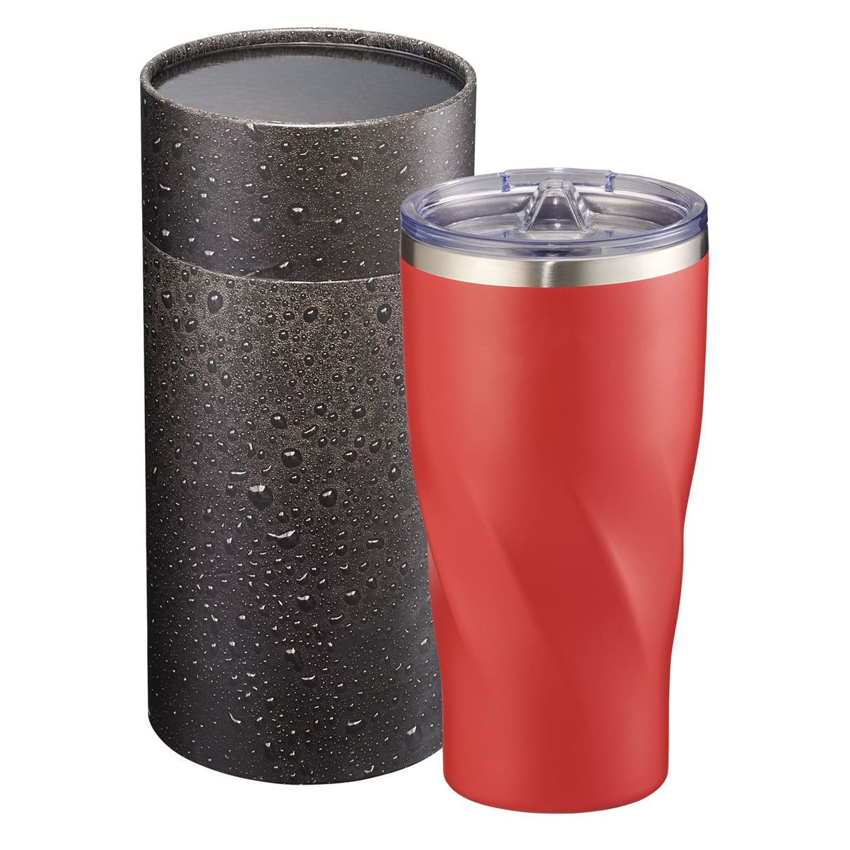20 Oz. Hugo Copper Vac Powder Coating Tumbler w/Cylindrical Gift Box