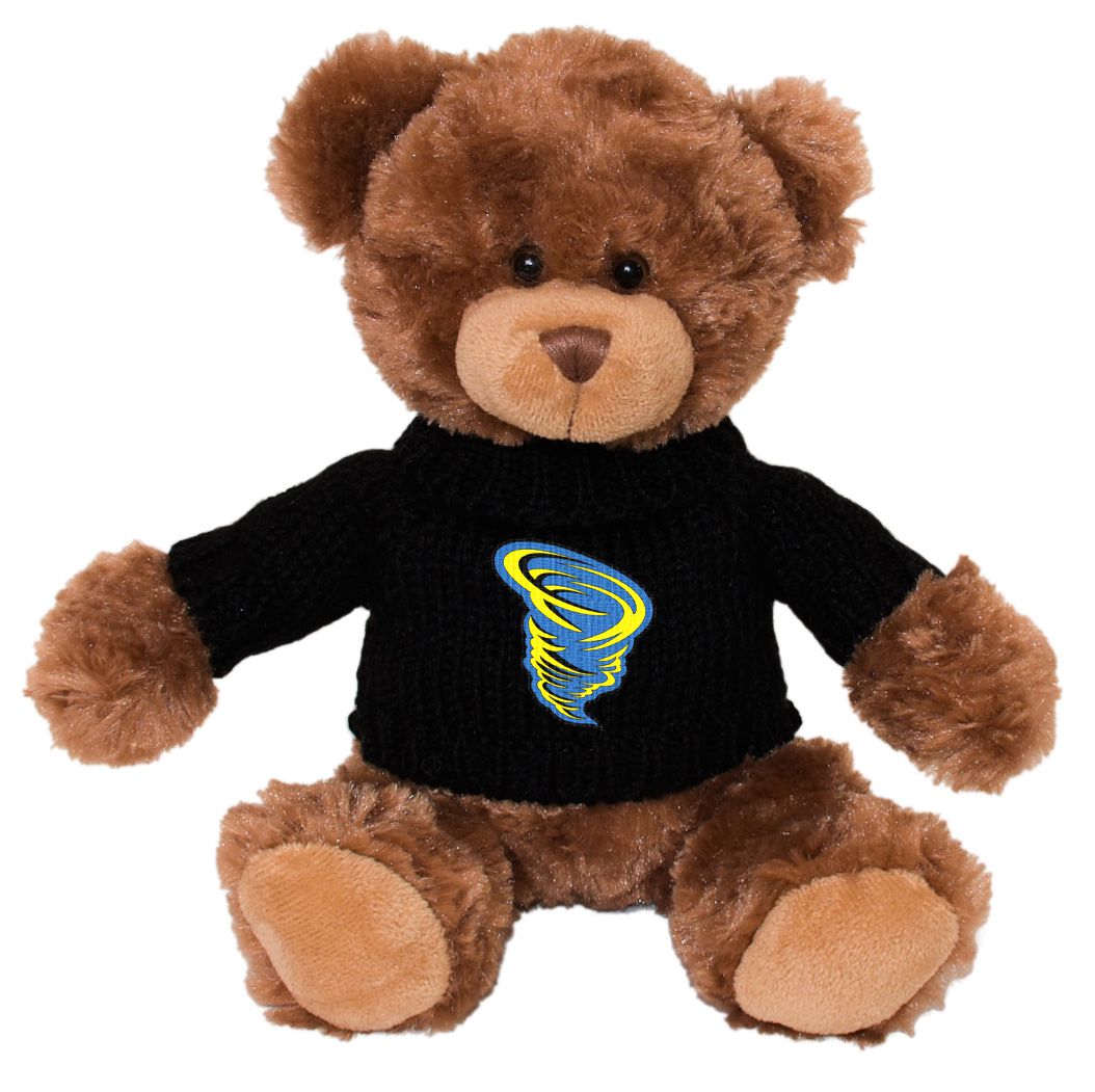 11" Roary Bear w/Hand Knit Embroidered Sweater