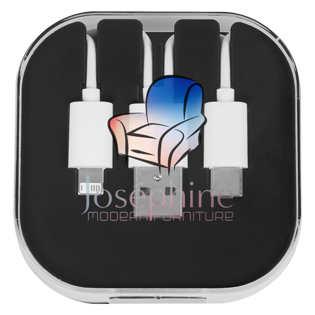 3-in-1 Charge Cable With Phone Stand