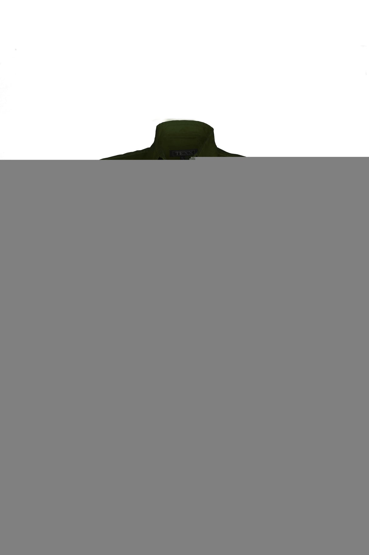 Ladies Cotton Blend Twill Short Sleeve Shirt (GREEN) (XS-3XL)