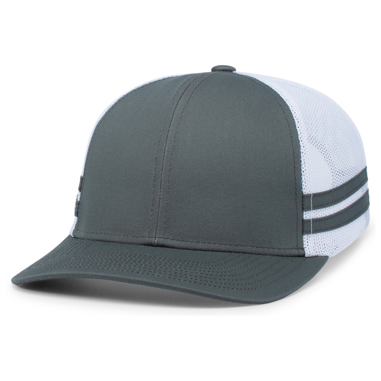 Low-Profile Stripe Trucker Cap