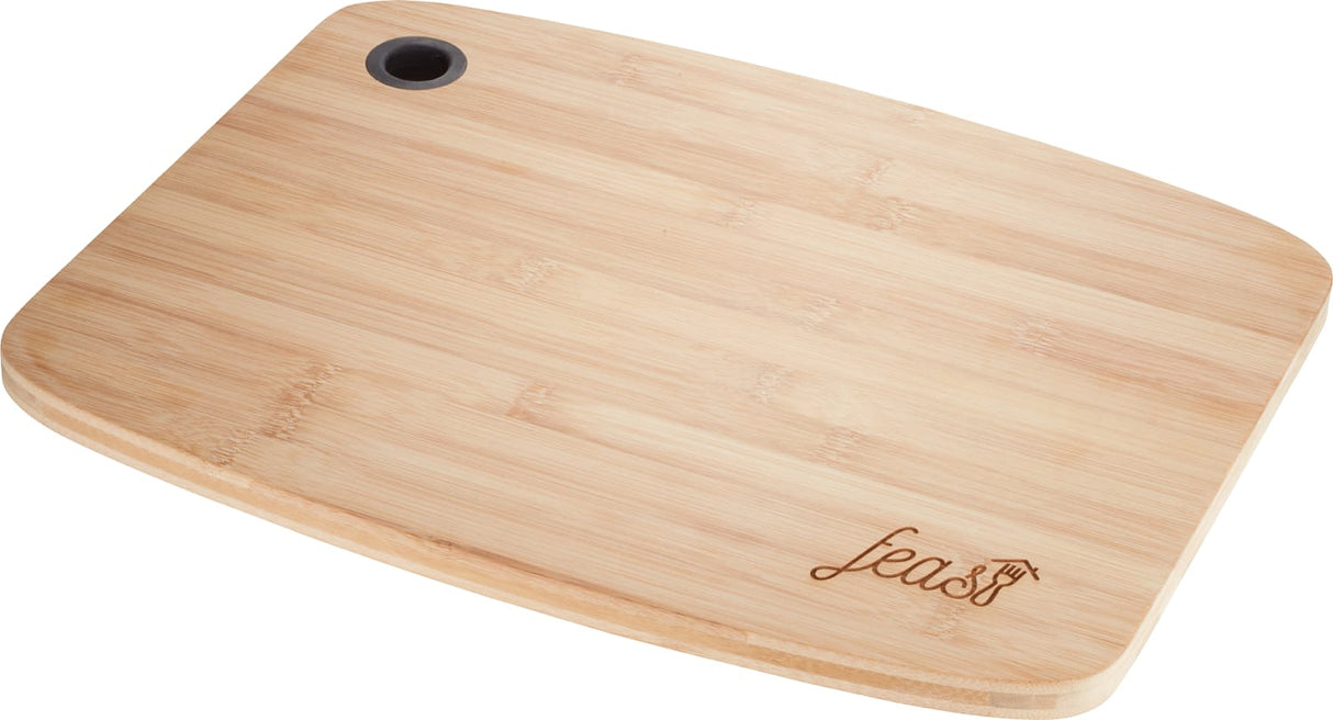 Large Bamboo Cutting Board with Silicone Grip