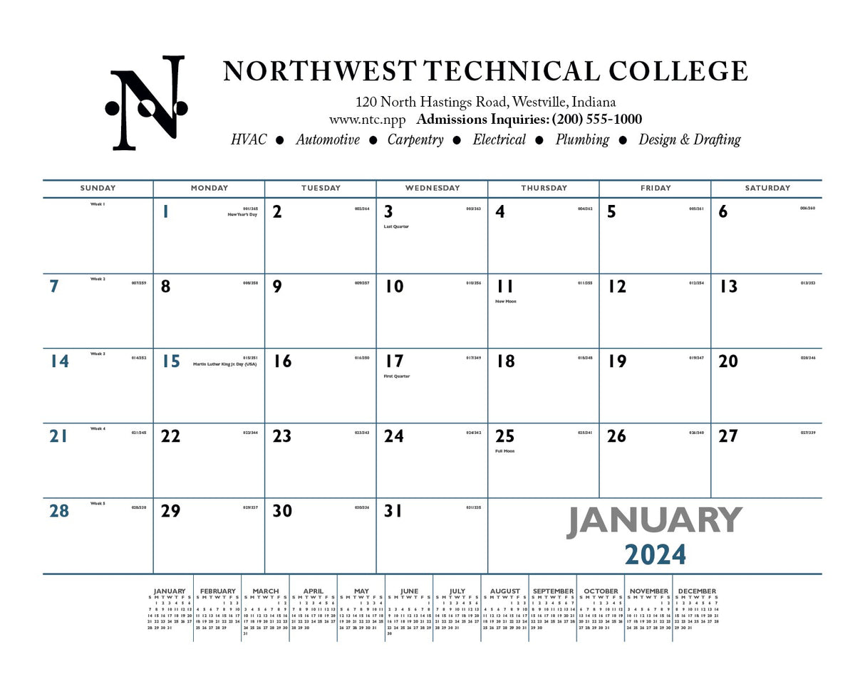 Blue & Black Desk Pad