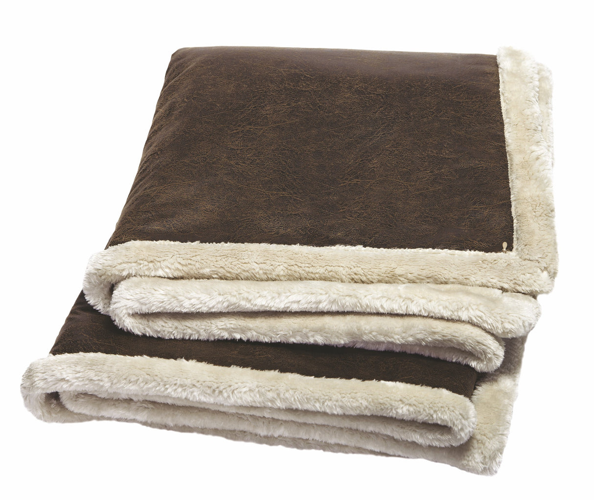 Faux Leather Throw (Laser Patch)