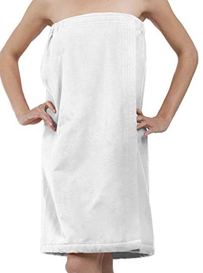 100% Cotton Ladies Spa Wrap Waffle Weave