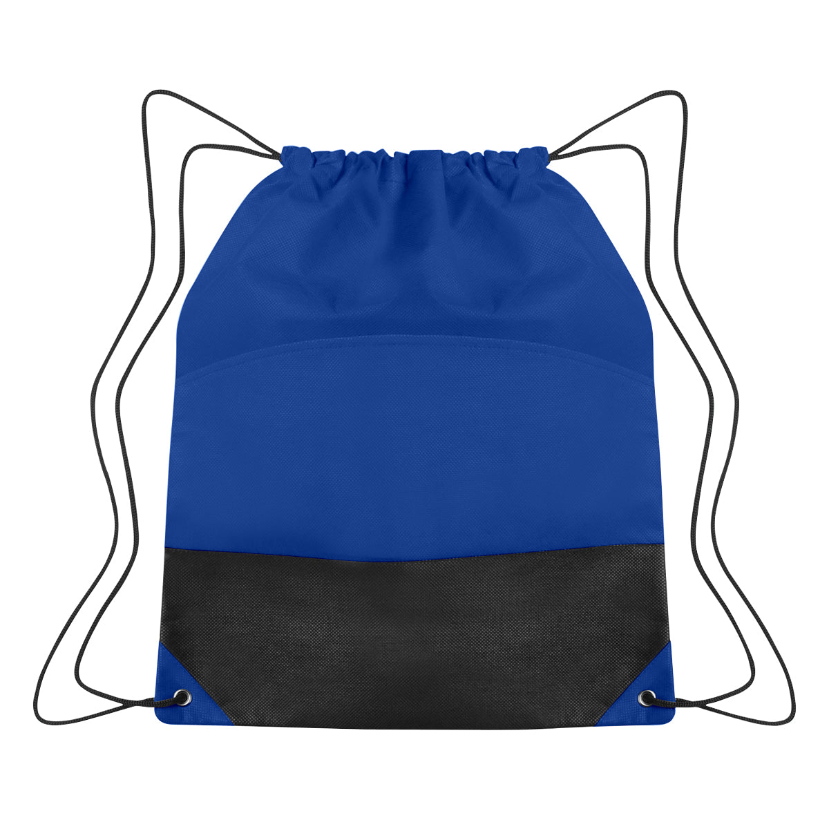 Non-woven Two-tone Drawstring Sports Pack