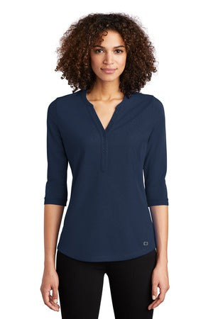 OGIO® Ladies' Jewel Henley Shirt
