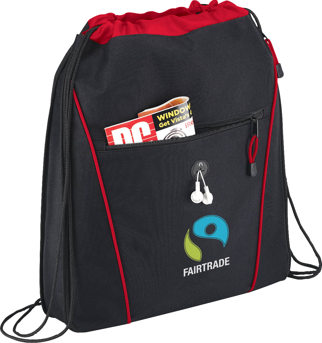 Raven Drawstring Bag