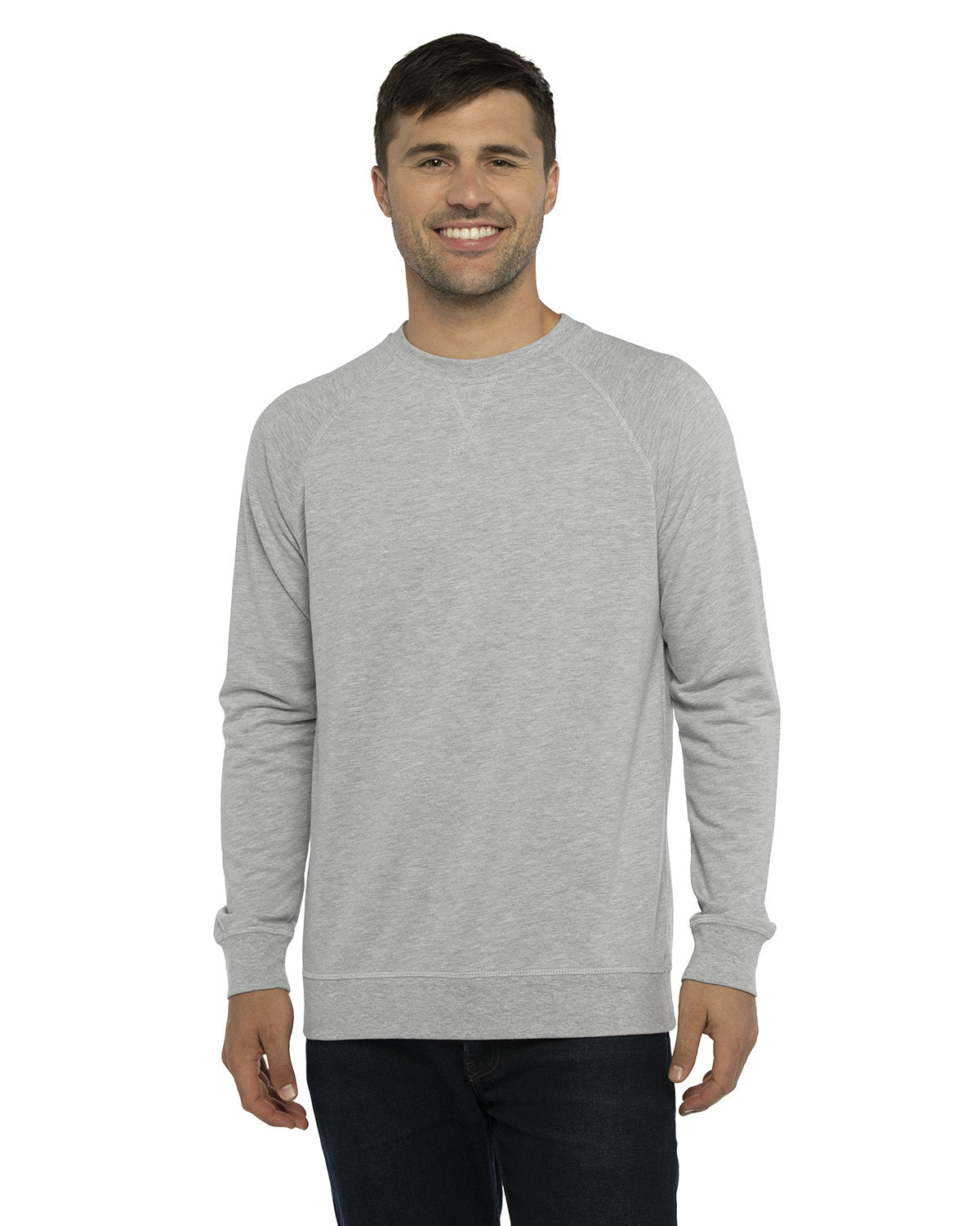 NEXT LEVEL APPAREL Unisex Laguna French Terry Raglan Sweatshirt