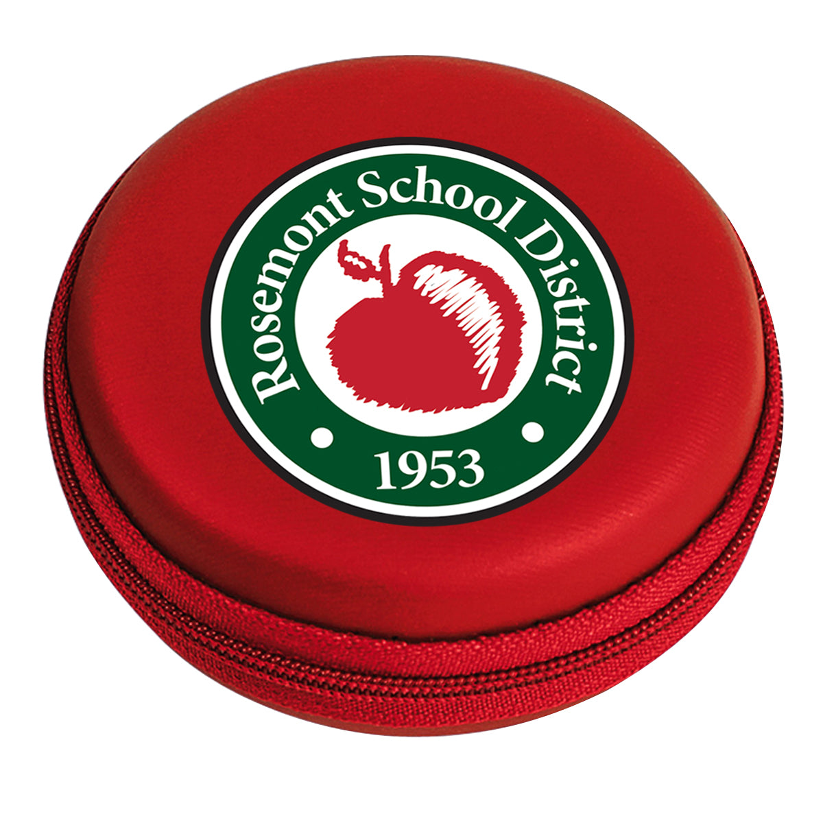 Round Zippered Electronics Travel Case