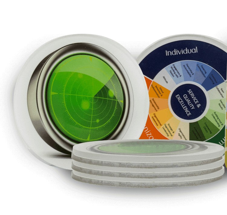 Round Single Acrylic Coaster