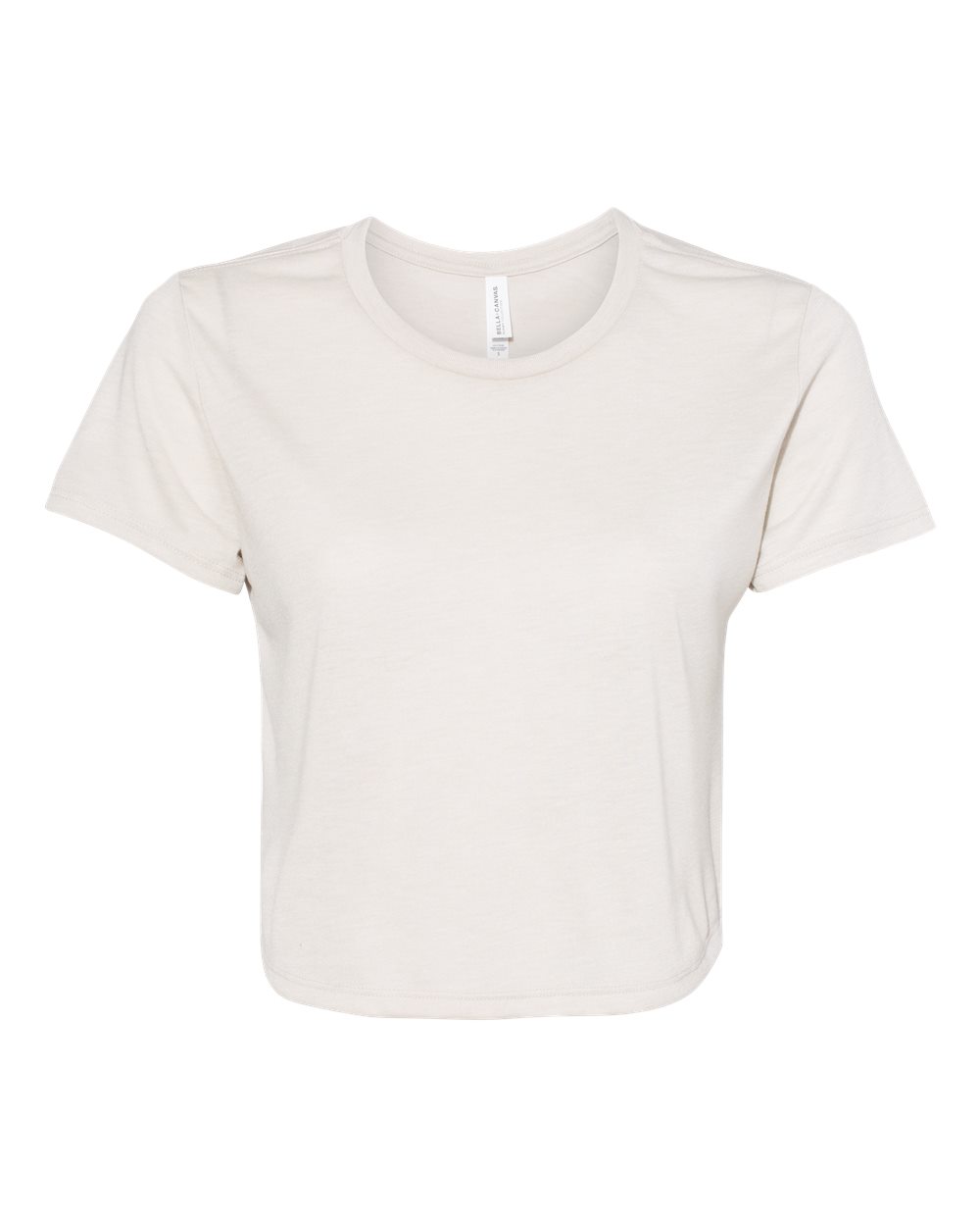 000449 Bella+Canvas® Women's Flowy Cropped Tee Shirt