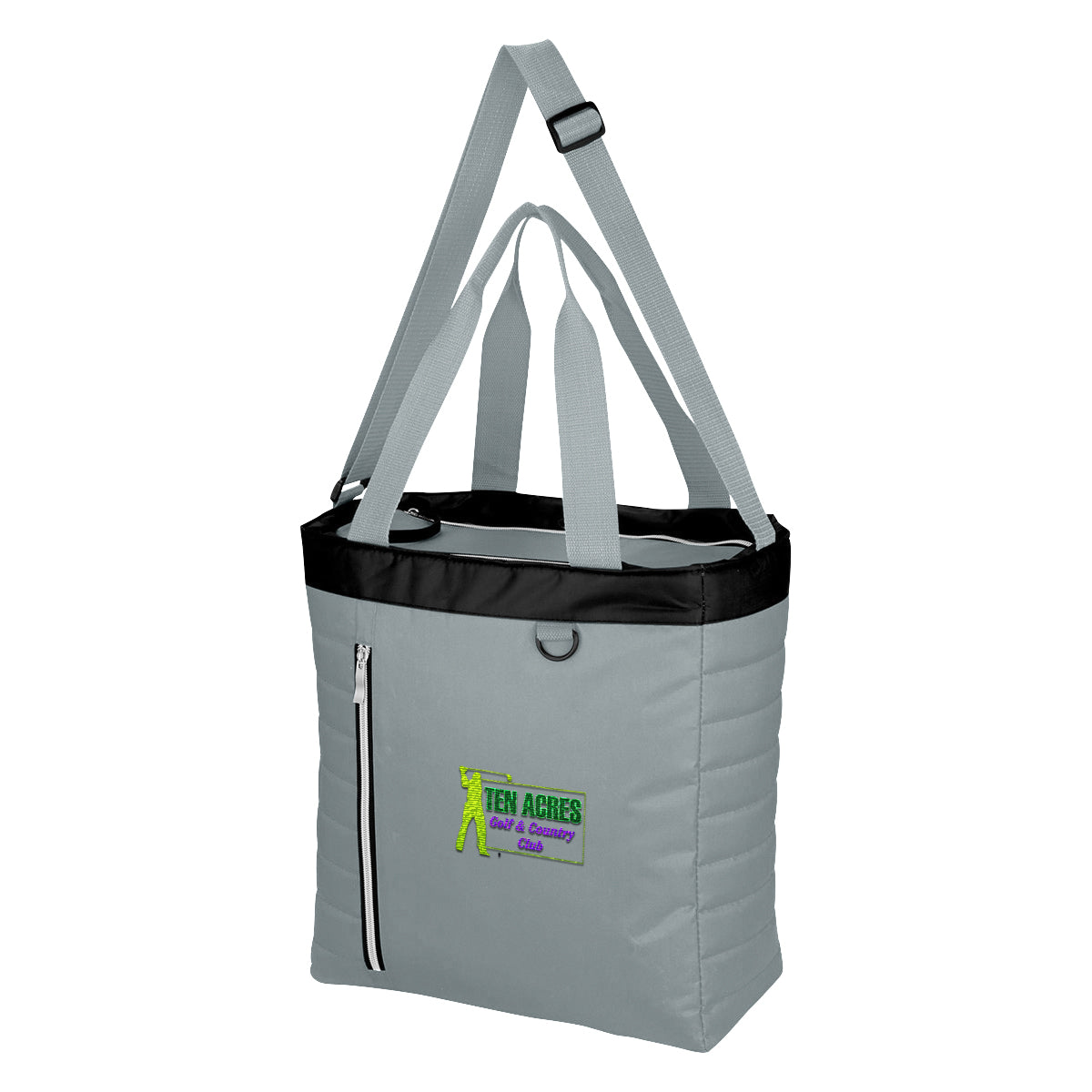 Quilted Slim Line Cooler Tote Bag