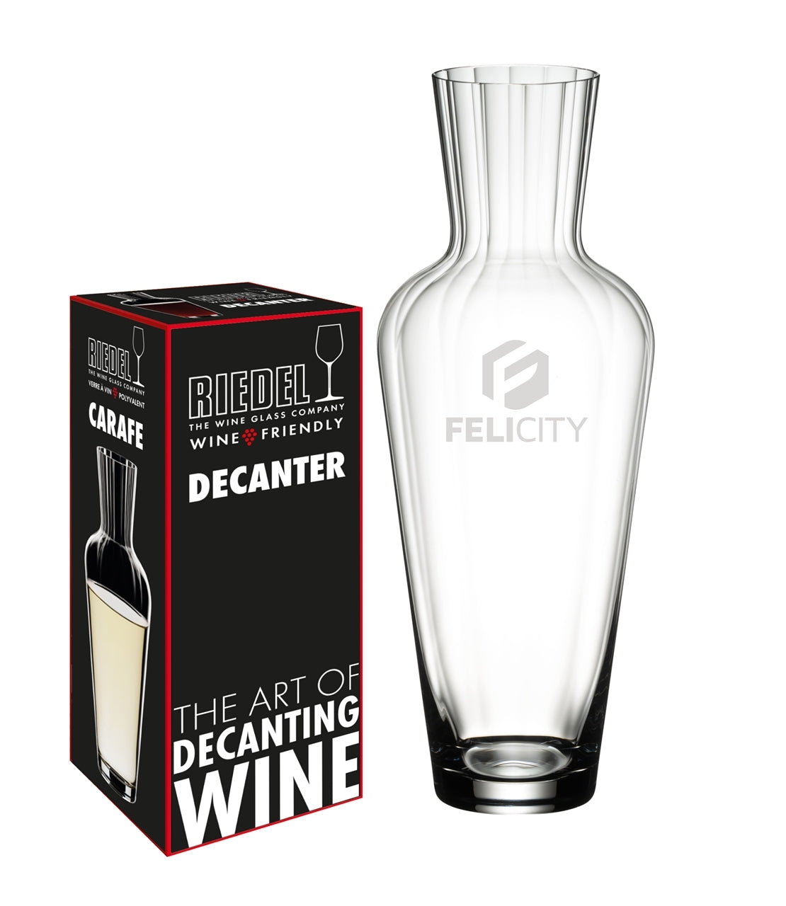 RIEDEL Wine Friendly 46.5oz crystal decanter in RIEDEL Retail gift box