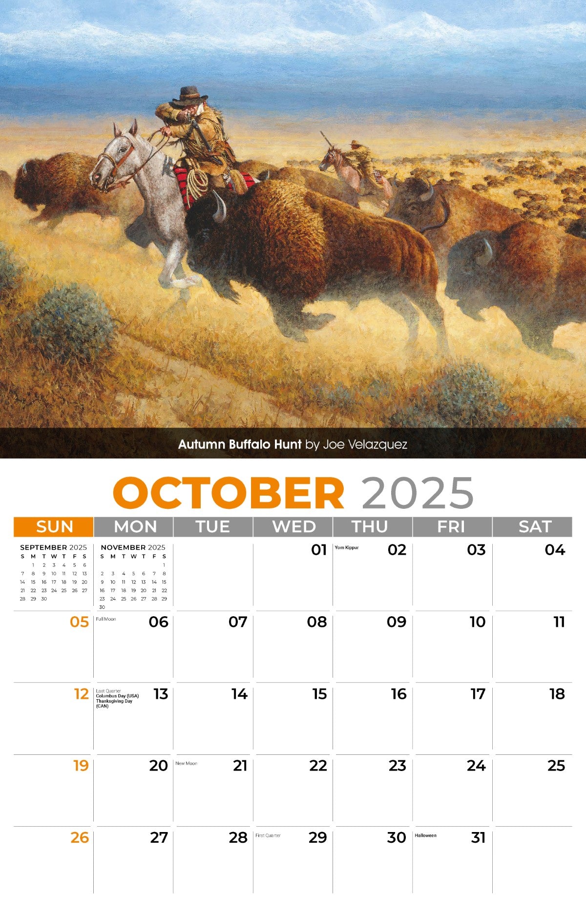 Galleria Wall Calendar 2025 Spirit of the West
