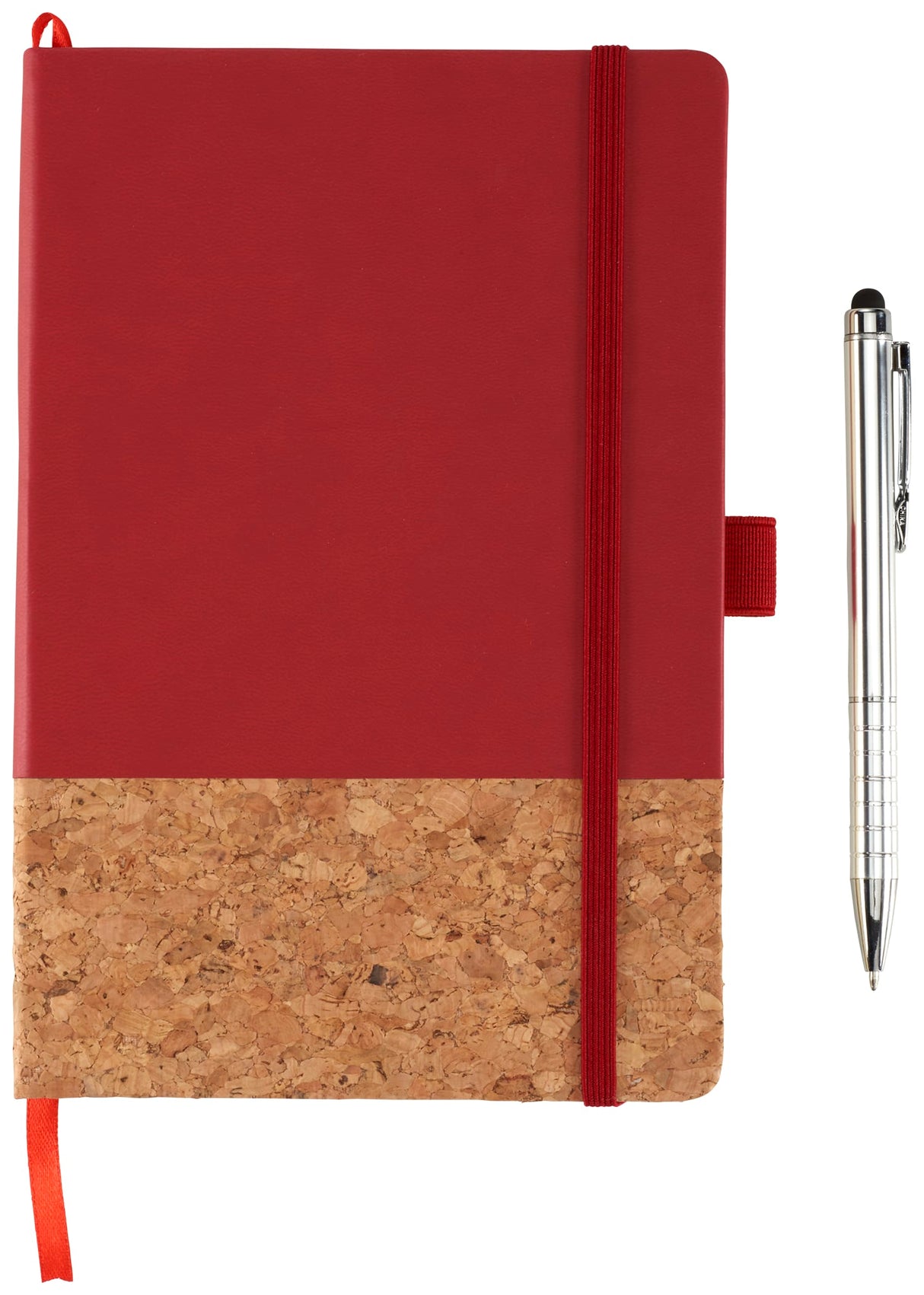5.5" x 8.5" FSC Lucca Cork Hard Bound JournalBook