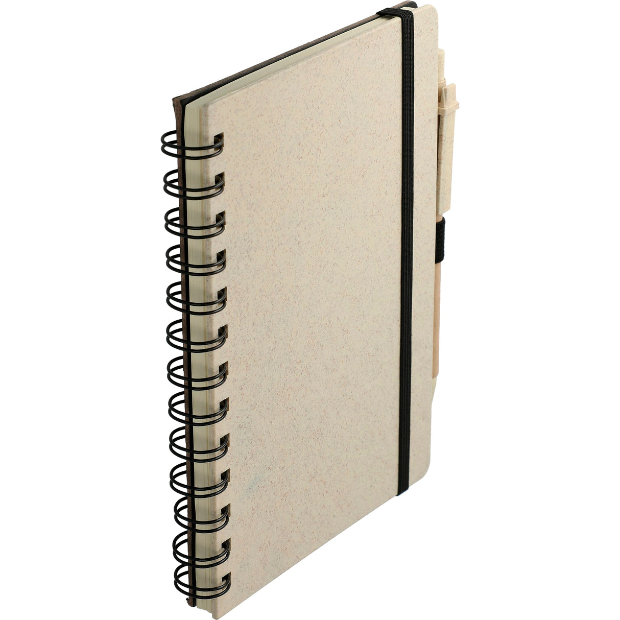 5" x 7" FSC® Mix Wheat Straw Notebook with Pen