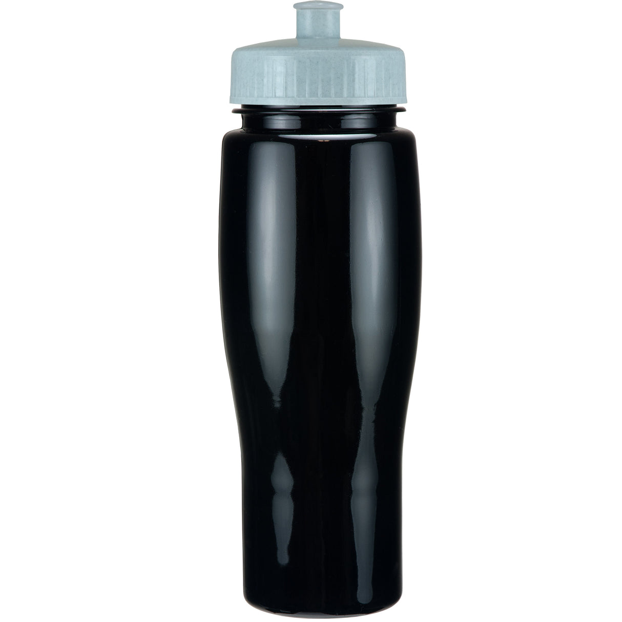 24 Oz. Contour Bottle w/ Push Pull Lid - Solid Colors
