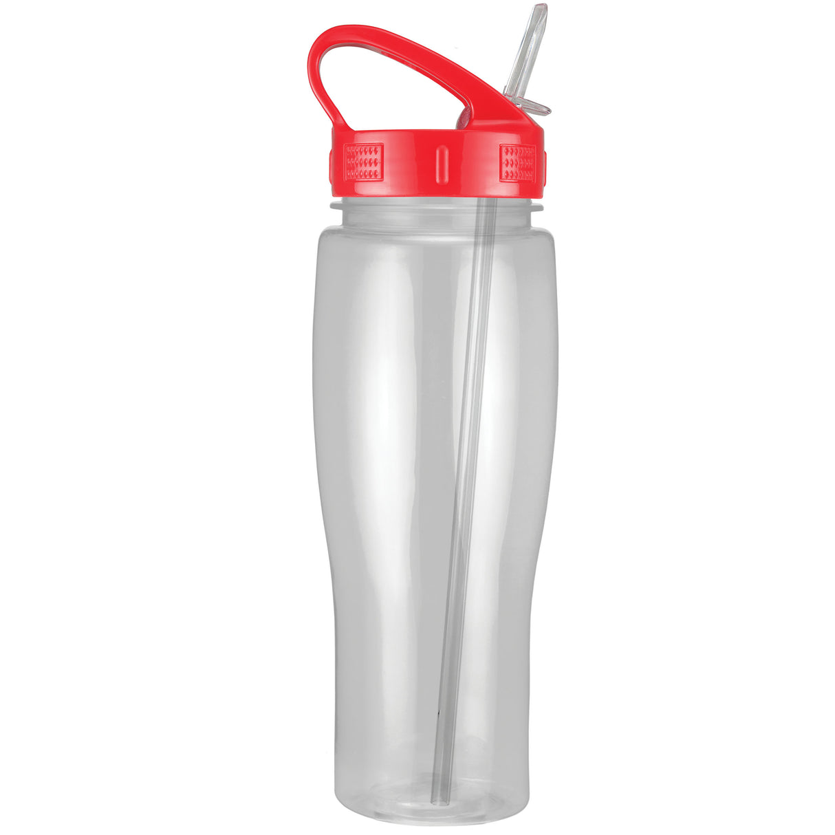 24 Oz. Contour Translucent Bottle w/ Sport Sip Lid and Straw