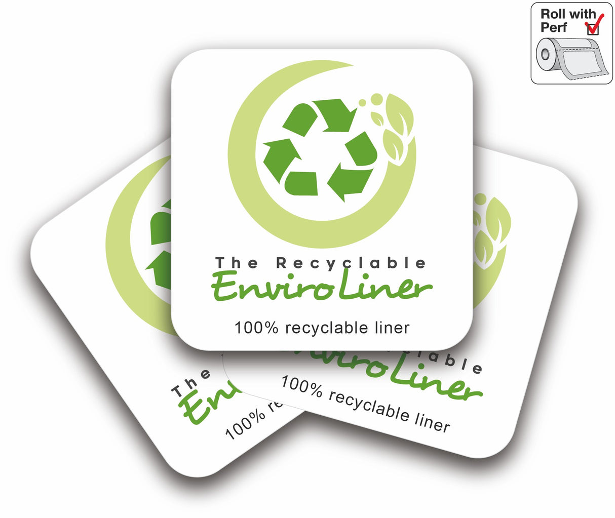 Eco-Friendly Removable Stickers (1.5" x 1.5"Square)