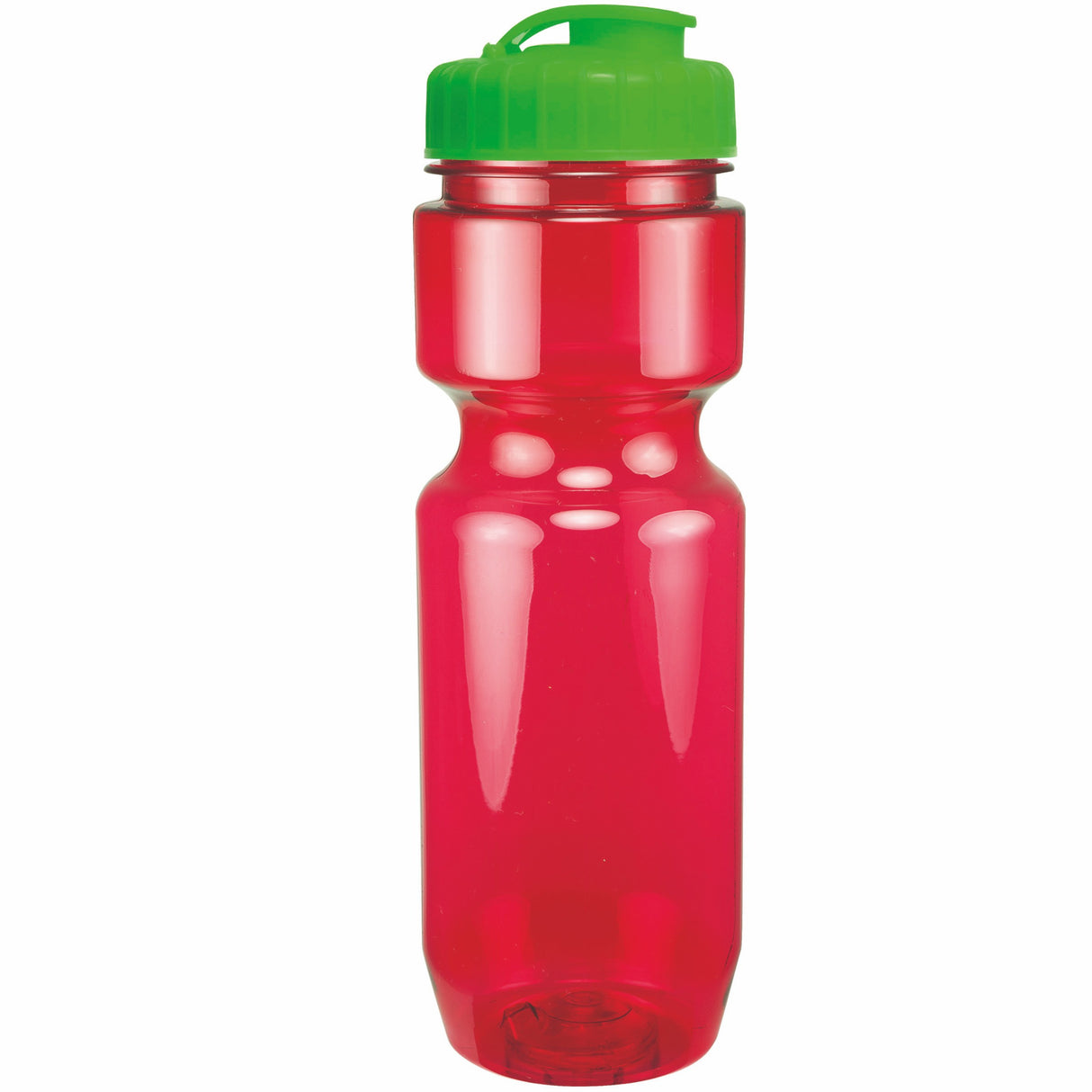 22 Oz. Translucent Bike Bottle w/ Flip Top Lid