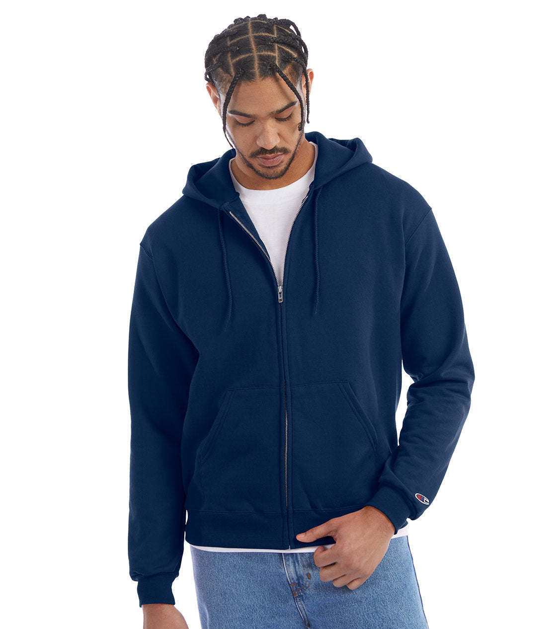 Champion Adult Powerblend® Full-Zip Hooded Sweatshirt
