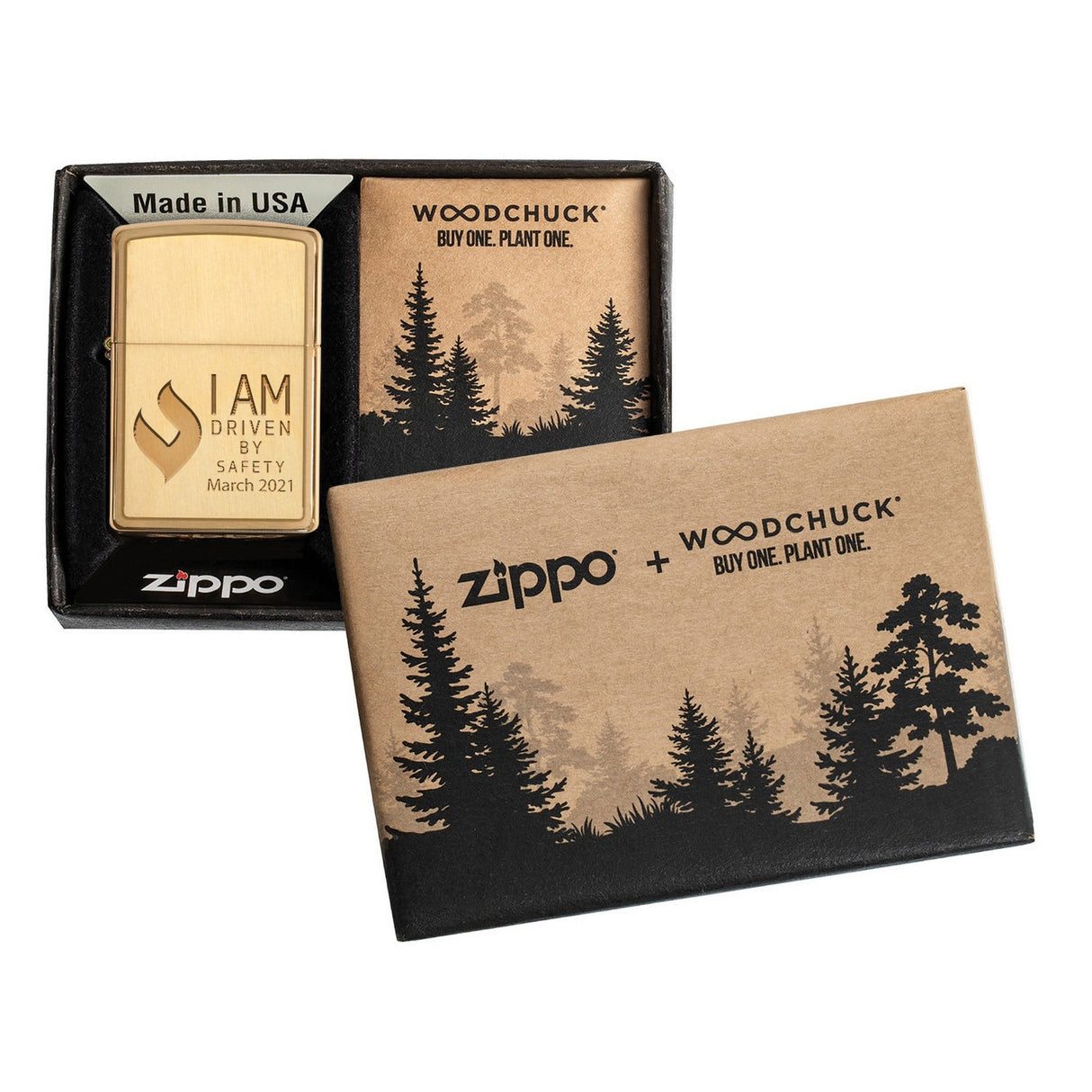 Zippo® Woodchuck USA Birch Windproof Lighter