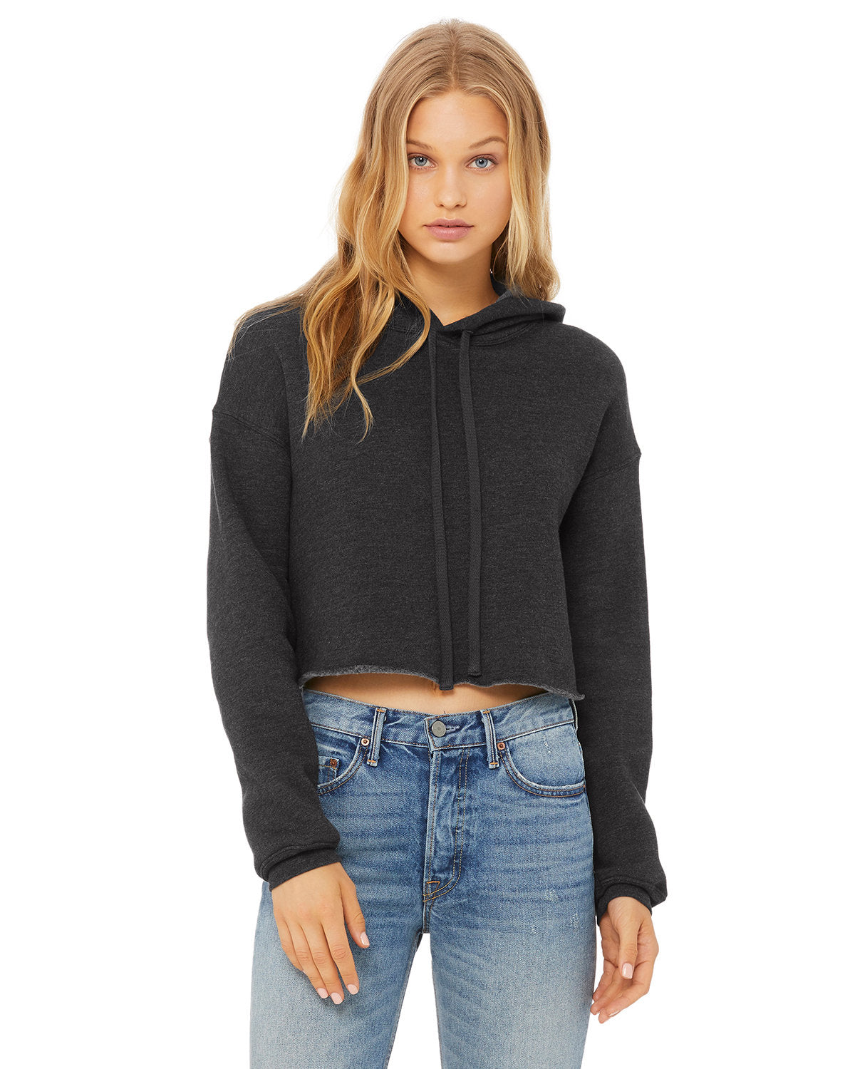 BELLA+CANVAS Ladies' Cropped Fleece Hoodie