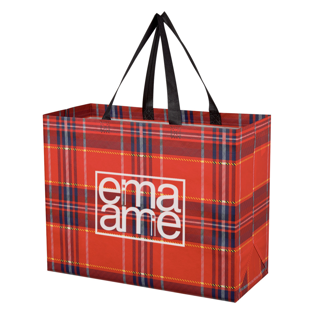 Soho Tartan Laminated Non-woven Shopper Bag
