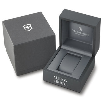 FieldForce Blue Chronograph Dial w/Black Leather Strap