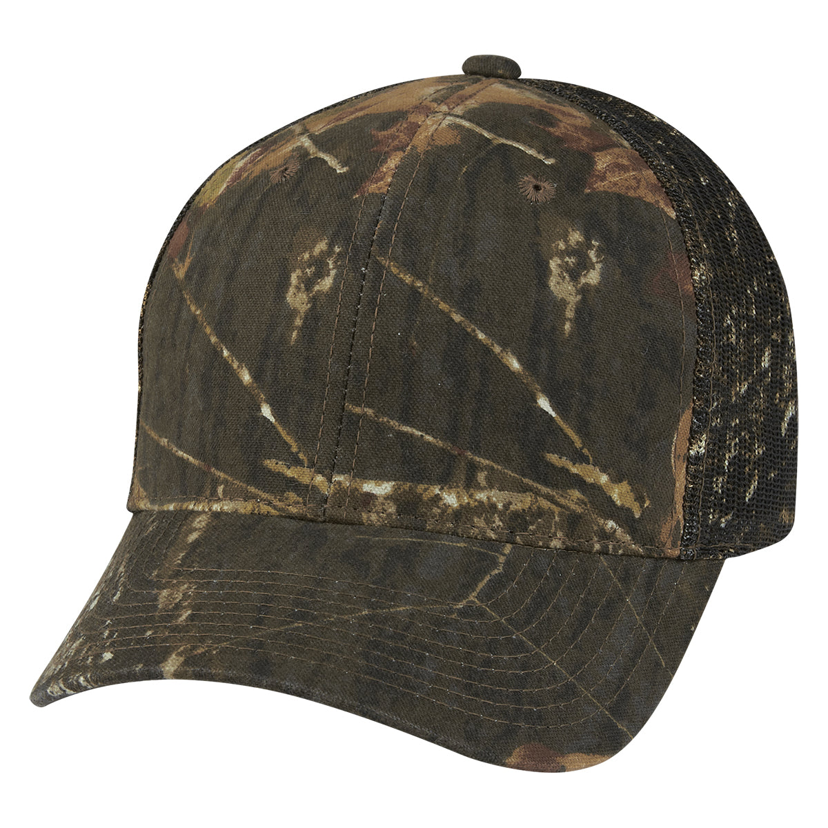 Realtree® And Mossy Oak® Hunter's Retreat Mesh Back Camouflage Cap
