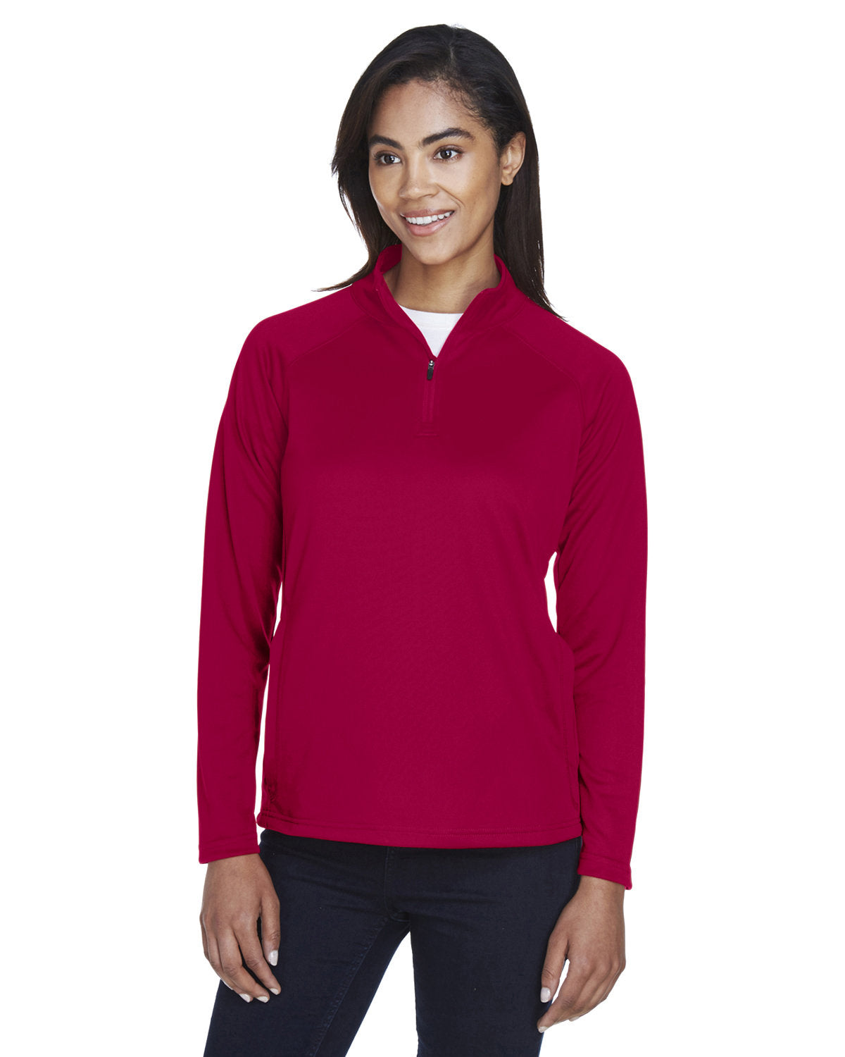 DEVON AND JONES Ladies' Stretch Tech-Shell® Compass Quarter-Zip