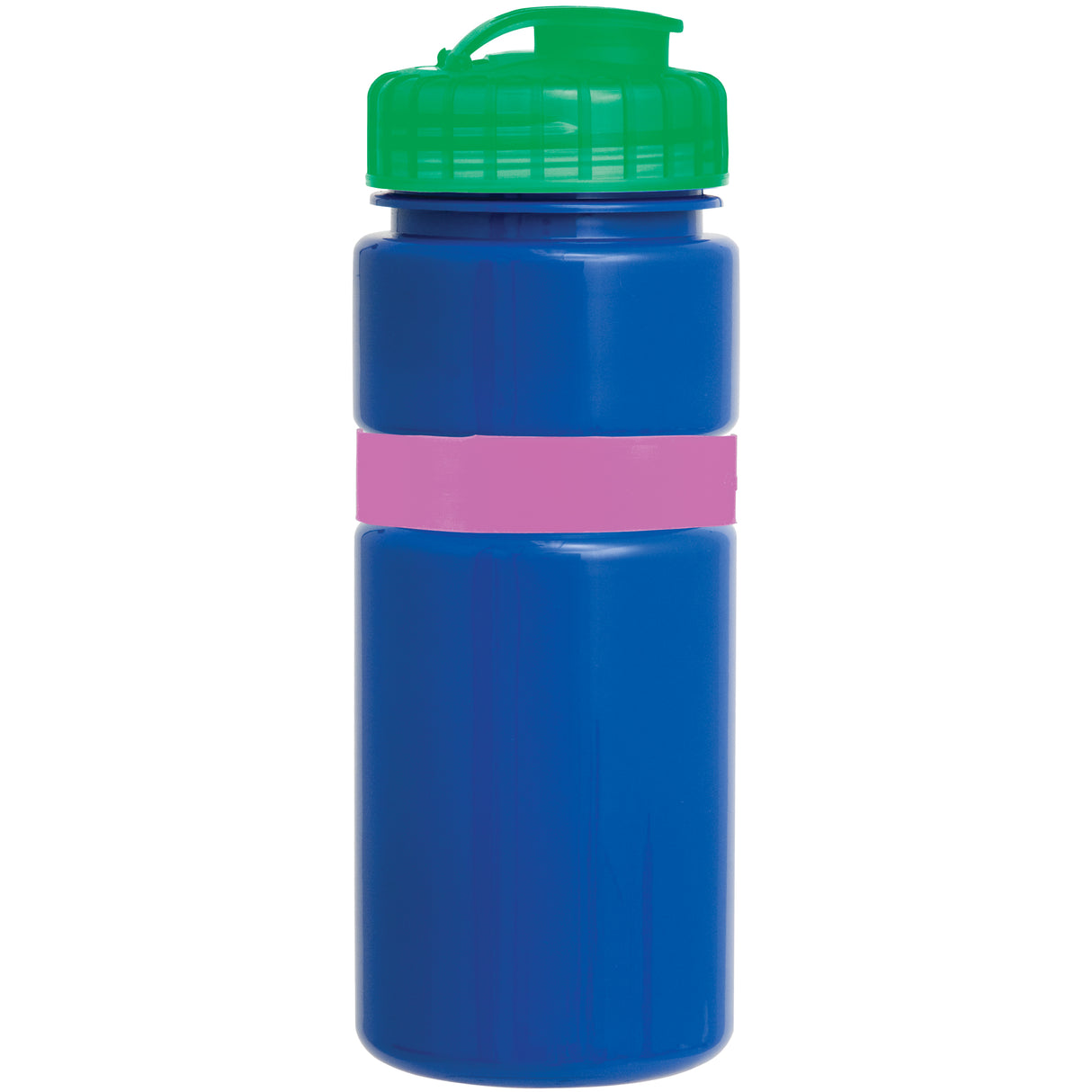 20 Oz. Sportster Bottle with Silicone Gripper Band w/ Push Pull Lid