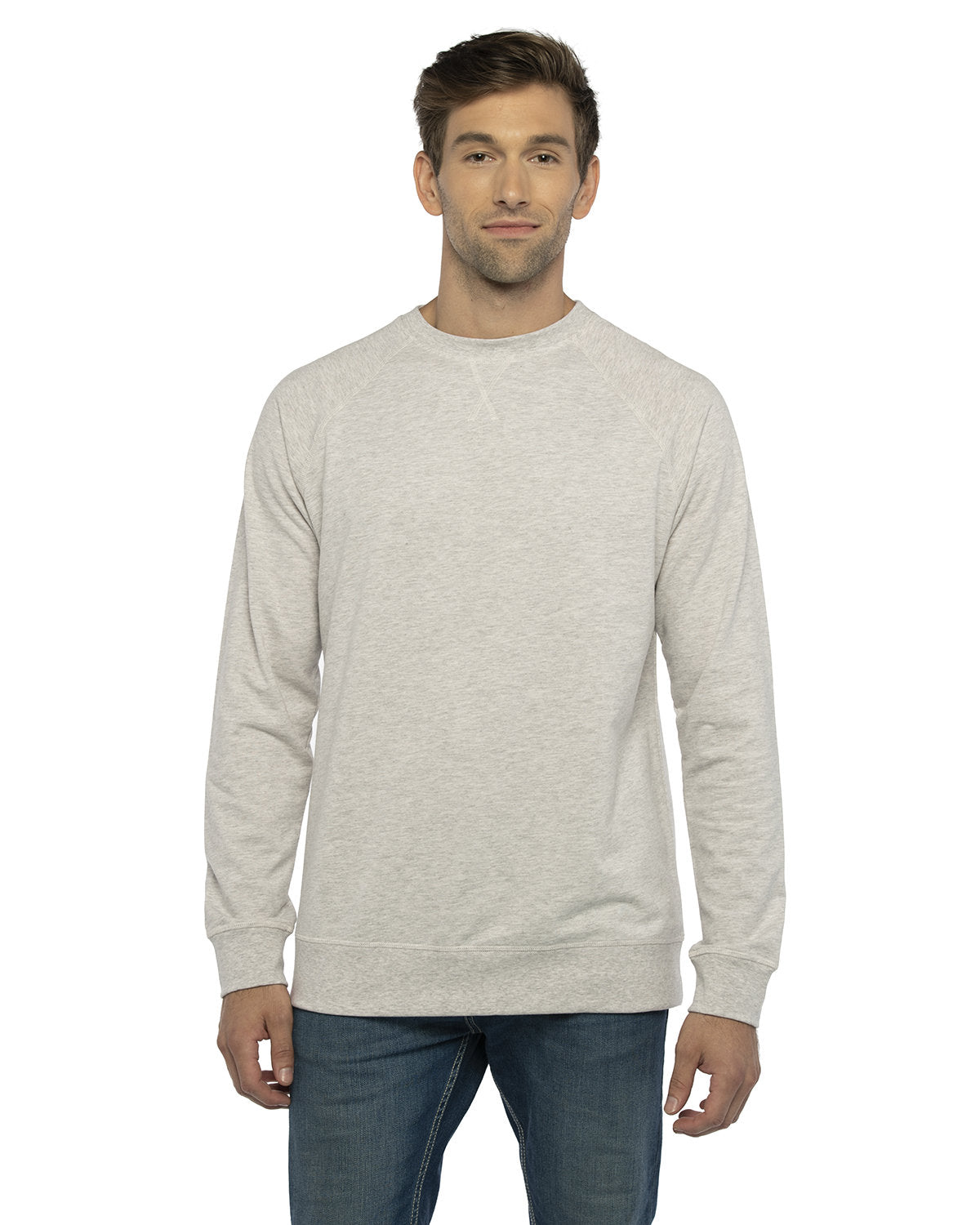 NEXT LEVEL APPAREL Unisex Laguna French Terry Raglan Sweatshirt