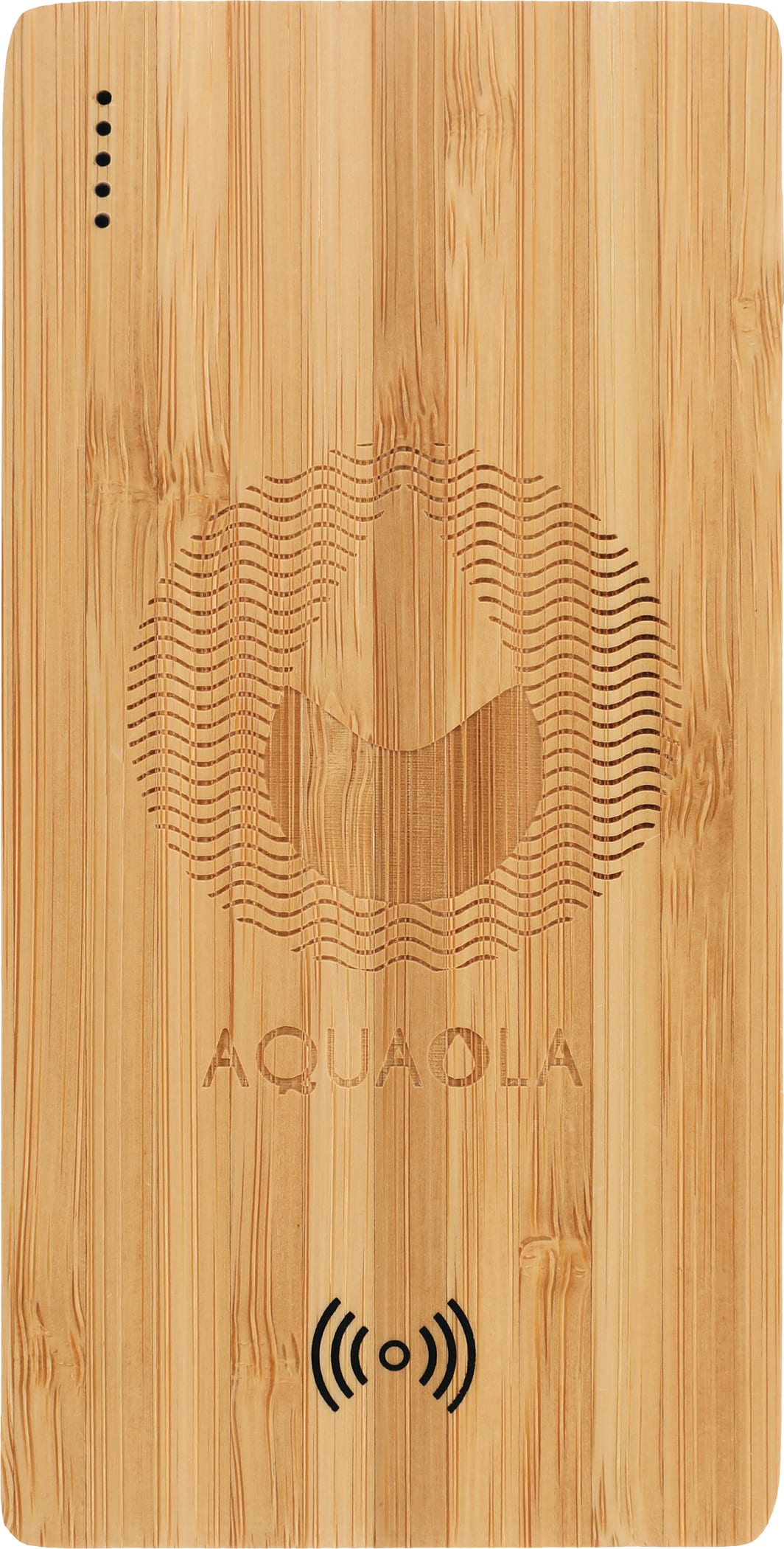 FSC® 100% Bamboo 5000 mAh Wireless Power Bank