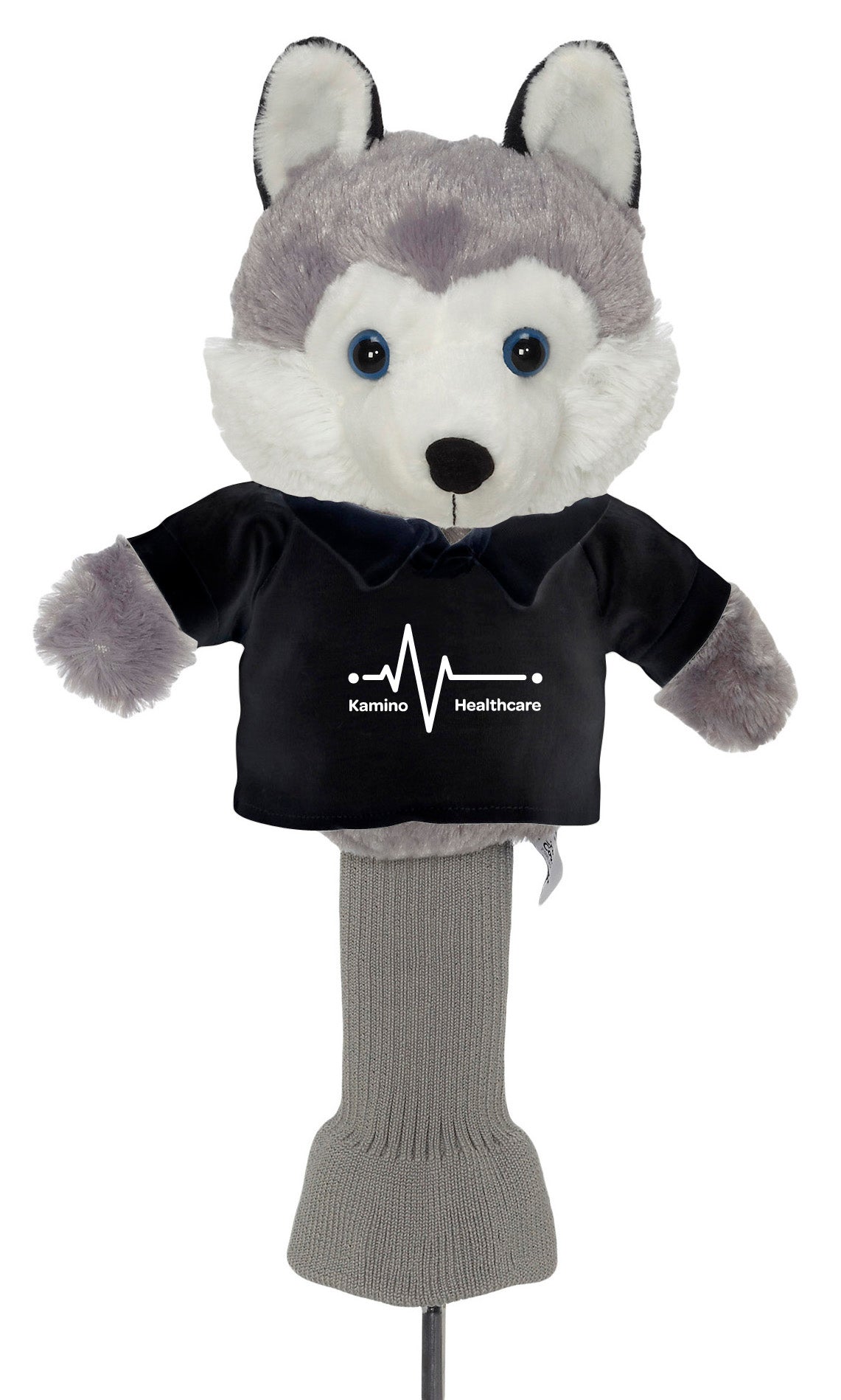 Cuddle Pals Head Cover "Hacker Husky" w/Golf Shirt