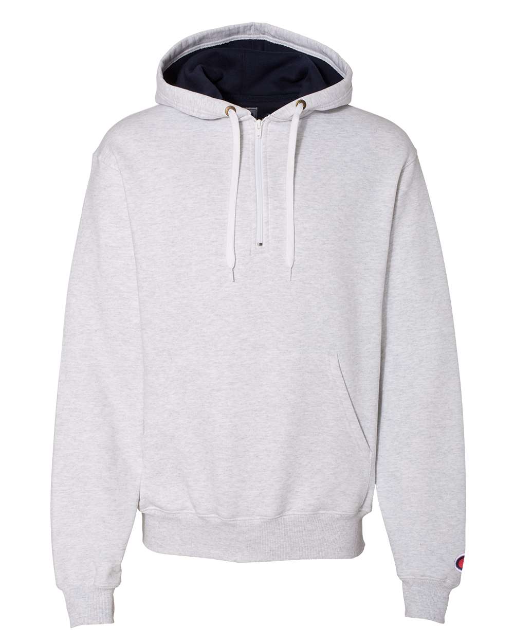 Champion® Cotton Max Hooded Quarter Zip Sweatshirt