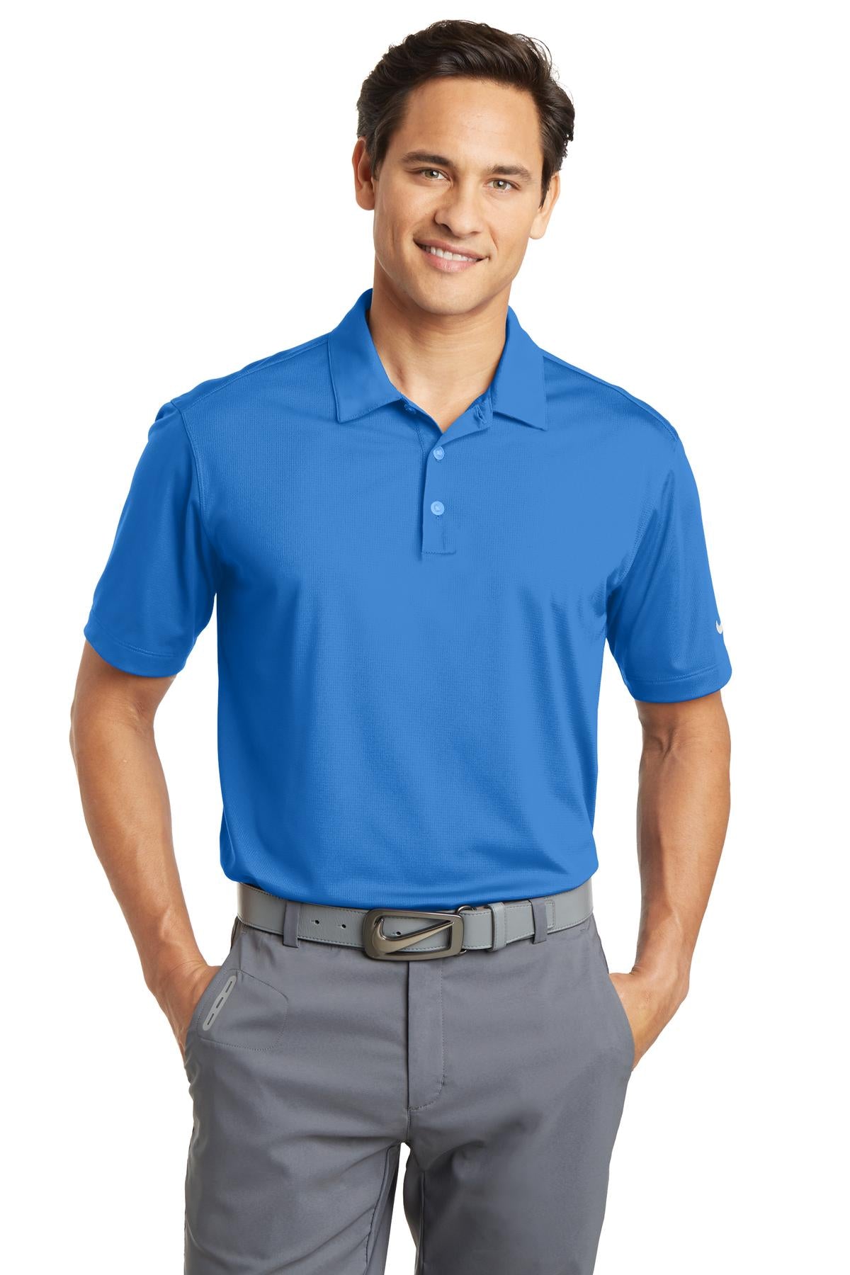 Nike Adult Dri-Fit Vertical Mesh Polo Shirt
