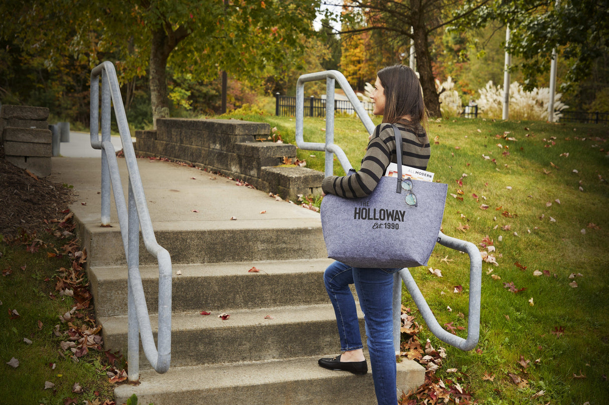 The Goods Recycled Felt Shoulder Tote